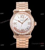 Swiss Grade 1 Copy Chopard Floating Diamonds Watch YF Factory 2892-2 Rose Gold_th.jpg